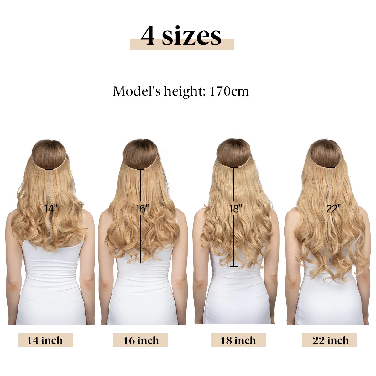 Synthetic Extensions Ombre Natural Black Blonde Pink 45cm